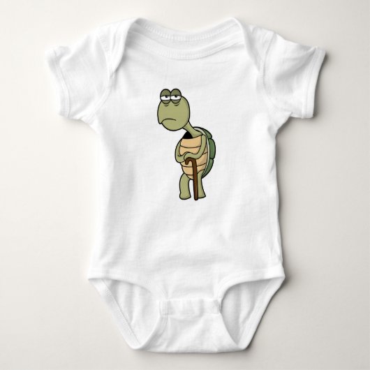 Schildpad met Shell & Walking stick Romper (Voorkant)