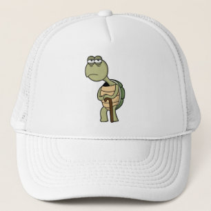 Schildpad met Shell & Walking stick Trucker Pet