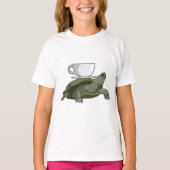 Schildpad met Teacup T-shirt (Voorkant)