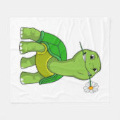 schildpad met ventilator fleece deken (Voorkant (Horizontaal))