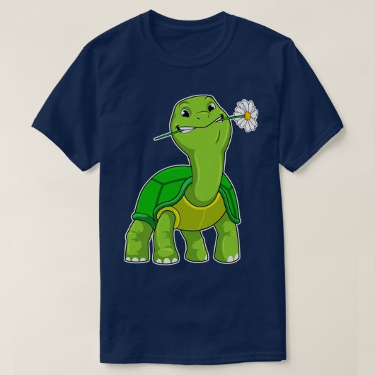 schildpad met ventilator t-shirt (Design voorkant)