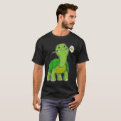 schildpad met ventilator t-shirt (Voorkant volledig)