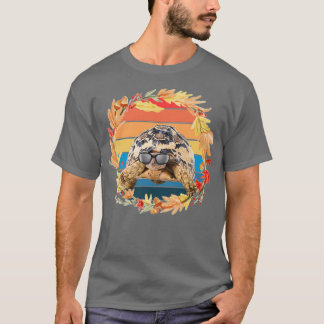 Schildpad met zonnebril  t-shirt