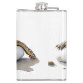 Schildpad mist je fles heupfles (Achterkant)