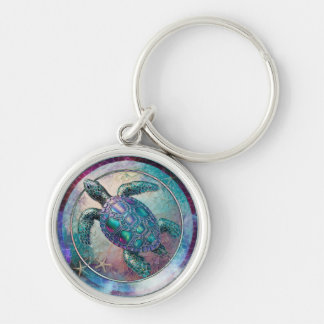 Schildpad ‘Mozaïek Zee Collectie’ Keyring Sleutelhanger