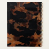 Schildpad Naadloze Patroon, Chic Schildpad Planner (Achterkant)