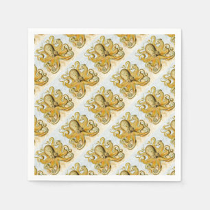 Schildpad Nautical Octopus Kraken Squid Servet