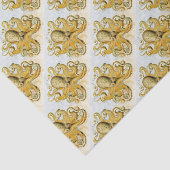 Schildpad Nautical Octopus Kraken Squid Tissuepapier (Detail)