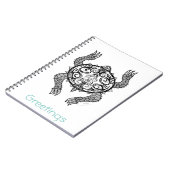 schildpad notitieboek (Linkerzijde)