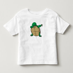 Schildpad op Hip Hop Dance Dab Kinder Shirts