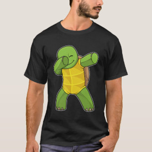 Schildpad op Hip Hop Dance Dab T-shirt