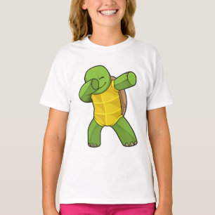 Schildpad op Hip Hop Dance Dab T-shirt