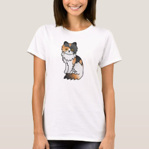Schildpad Perzische Kat T-shirt