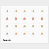 Schildpad Ramp Schildpad Pun Hart Sticker (Vel)