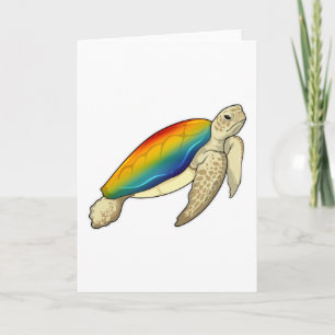 Schildpad Regenboog Kaart
