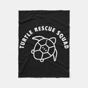 Schildpad Rescue Squad Quote - Zee Schildpad Graph Fleece Deken