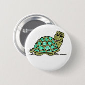 Schildpad Ronde Button 5,7 Cm (Voorkant /achterkant)