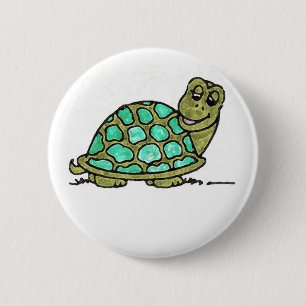 Schildpad Ronde Button 5,7 Cm