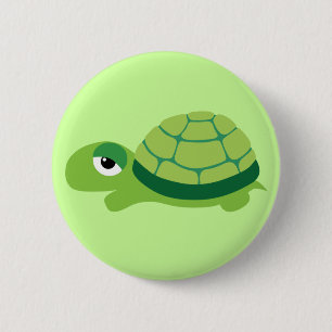 schildpad ronde button 5,7 cm