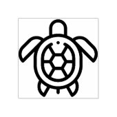 Schildpad Rubberstempel (Afrduk)