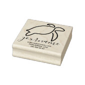 Schildpad Rubberstempel (Stempel)