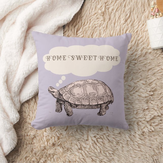 Schildpad / Schildpad Grappig Sierkussen (Paarse) (Deken)