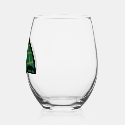 Schildpad/schildpadglas Wijnglas Zonder Voet (Links)