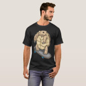 Schildpad Skateboard T-shirt (Voorkant volledig)