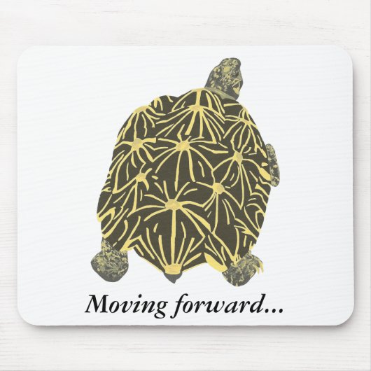 Schildpad, sterschildpad, schildermousepad muismat (Voorkant)