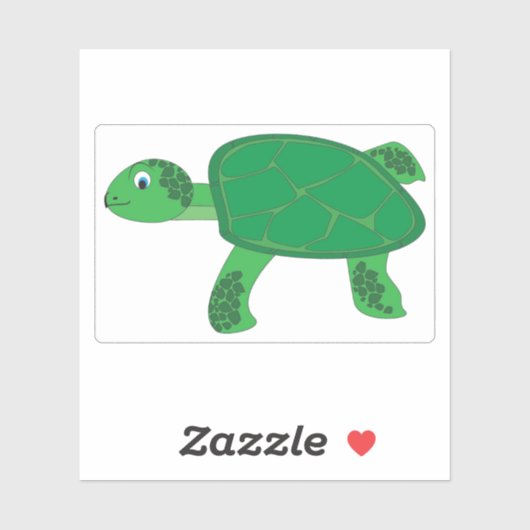 Schildpad Sticker (Vel)