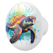 Schildpad strand nautische lade knoppen (Rechts)