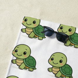 Schildpad strandhanddoek strandlaken