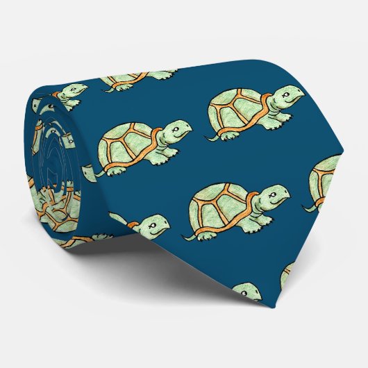 Schildpad Stropdas (Opgerold)