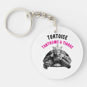 Schildpad Tantrums & Tiaras   sleutelhanger