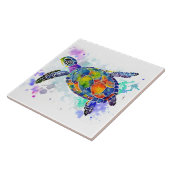 Schildpad Tegeltje (Zijkant)