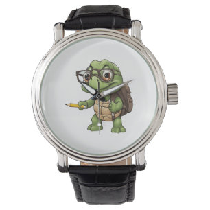 Schildpad terug naar school horloge