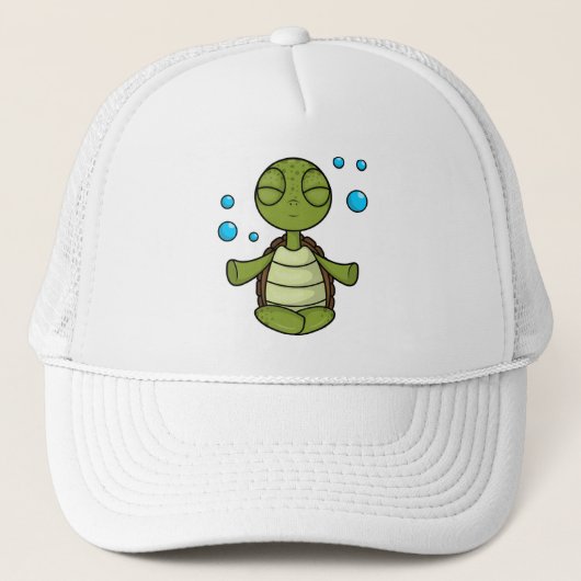 Schildpad tijdens de zittingsperiode trucker pet (Voorkant)