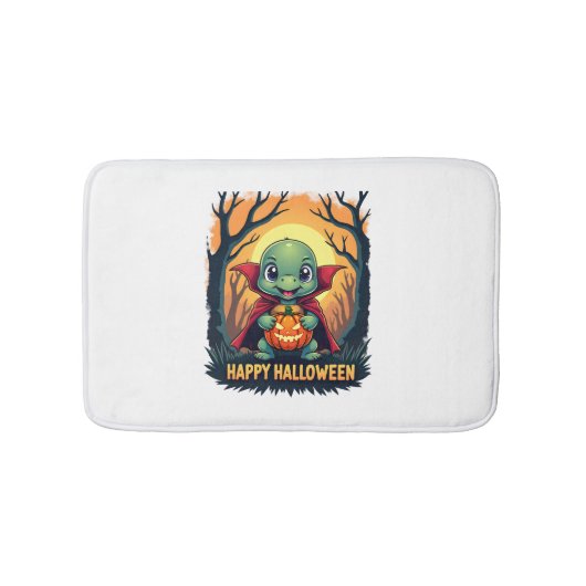 Schildpad Tortoise Boo Vampire Trick or treat Hall Badmat (Voorkant)