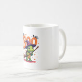 Schildpad Tortoise Boo Witch Trick or treat Hallow Koffiemok (Voorkant rechts)