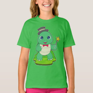 Schildpad toverstaf t-shirt