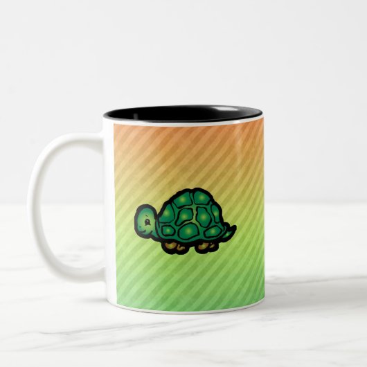 Schildpad Tweekleurige Koffiemok (Links)