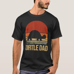 schildpad vader bijpassende familie dier vaders t-shirt