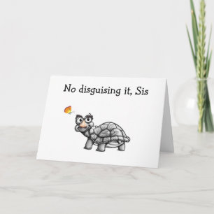 SCHILDPAD VERMOMT HET NIET VOOR DE VERJAARDAG VAN  KAART