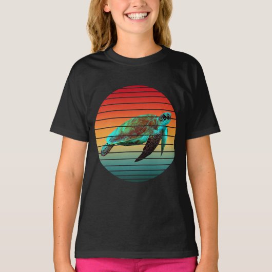 schildpad vintage t-shirt (Voorkant)