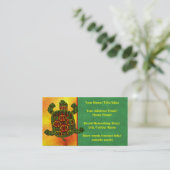 Schildpad Visitekaartje (Staand voorkant)