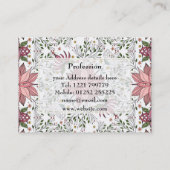  schildpad visitekaartje (Achterkant)