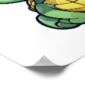 schildpad voor cartoon poster (Hoek)