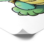 schildpad voor cartoon poster (Hoek)