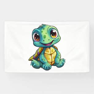schildpad voor cartoon spandoek