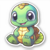 schildpad voor cartoon sticker (Voorkant)